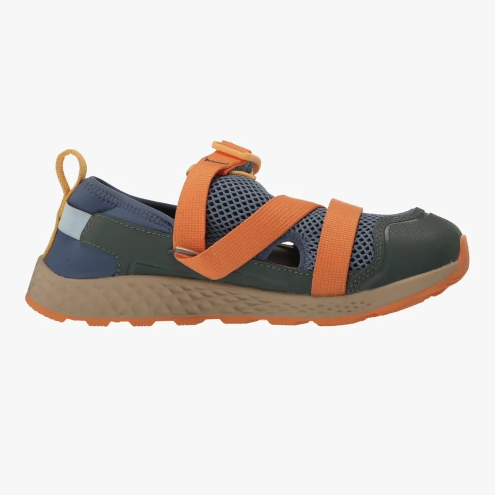 Chaco Kids Multicolor Sport Sandals - Orange, Blue, Green